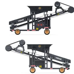 1/50 YG180 RC Sand Screening Machine Dual-Speed ​​Operation Lighting Sound Effects Vibration System Simulation RC Toy Car Model
