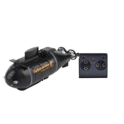 Rc Submarine Mini Boat 0.1M/s Speed Remote Control Boat Waterproof Diving Toy Simulation Model Gift for Kids Boys Girls Child
