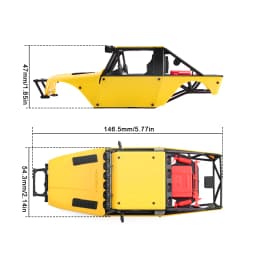 ModRax SCX30 Body Shell with LED Light for 1/30 Axial SCX30