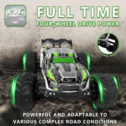 "1:16 4WD RC Car (50km/h): LED Lights, Off-road High-Speed Drift. For Boys & Off-road Fans. Monster Truck Toy – Christmas & New