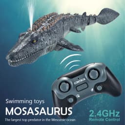 Remote Control Mosasaur Underwater Toy 2.4GHz Electric Aquarium Remote Control Toy Outdoor Boys Children's Pool Water Toy