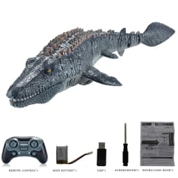 Remote Control Mosasaur Underwater Toy 2.4GHz Electric Aquarium Remote Control Toy Outdoor Boys Children's Pool Water Toy