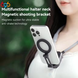 Silicone Magnetic Neck Halter Mobile Phone Holder For IPhone 16 15 14 13 For Huawei For Samsung FOR Xiaomi Selfie Stand Bracket