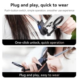 Silicone Magnetic Neck Halter Mobile Phone Holder For IPhone 16 15 14 13 For Huawei For Samsung FOR Xiaomi Selfie Stand Bracket