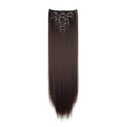 WIGSIN 24Inch Synthetic 7Pcs/set Long Straight Hair Extension 16Clips Hairstyle Black Blonde Hairpiece for Women