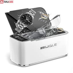 Ultrasonic Cleaner Ultrasonic Glasses Cleaner Ultrasound Washing Machine 46kHZ High Frequency Ultrasonic Jewelry Cleanser Bath