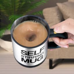 Self Stirring Mug Mixer Mini Electric Blender Portable Coffee Tea Cup Stainless Steel Automatic Lazy Mixing Auto Stirring Mug