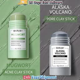 Alaska Volcano Mask Mugwort Cleansing Mask Stick Shrink Pores Acne Deep Blackhead Remover Facial Cleansing Moisturizing Mask 40g