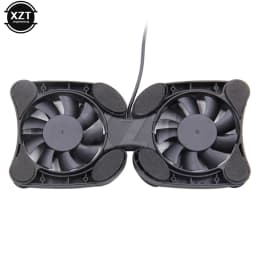 New Universal Laptop Cooling Pad Laptop Cooler USB Powered Cooling Pad Bracket 2 Fans for Notebook Computer Pad Accessories