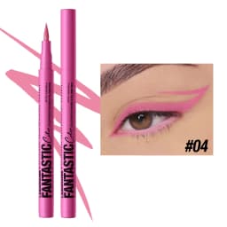Matte Dark Purple Red Eye Liner Makeup White Liquid Eyeliner Quick-Drying Waterproof Eyeliner Pencil Long-Lasting 12 Color Eyes