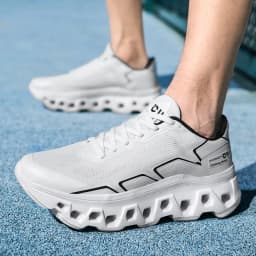 Men's Running Shoes Cushioning Jogging Trainer Race Sneakers Outdoor Breathable Couple Mesh Luxury Shoes Non-Slip Off-road Shoes