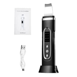 Ultrasonic Skin Scrubber Electric Facial Cleansing Pore Deep Cleanser Acne Blackhead Remover Peeling Shovel Device BeautyMachine