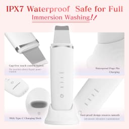 MAXGROOM Ultrasonic Skin Scrubber Peeling Blackhead Remover Deep Face Cleaning Ultrasonic Ion Acne Pore Cleaner Facial Shovel