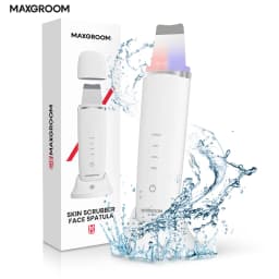 MAXGROOM Ultrasonic Skin Scrubber Peeling Blackhead Remover Deep Face Cleaning Ultrasonic Ion Acne Pore Cleaner Facial Shovel