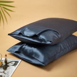 DISANGNI 22 Momme 100% Natural Mulberry Silk Pillowcases for Hair and Skin, Double-Sided Pure Silk with Envelope Closure, 2 Pack