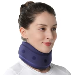 VELPEAU Neck Brace for Neck Support, Pain Relief and Spine Pressure, Adjustable Foam Cervical Collar for Snoozing Sleep Apnea
