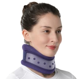 VELPEAU Neck Brace for Neck Support, Pain Relief and Spine Pressure, Adjustable Foam Cervical Collar for Snoozing Sleep Apnea