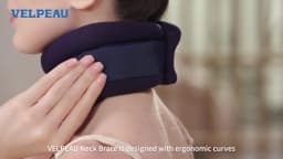 VELPEAU Neck Brace for Neck Support, Pain Relief and Spine Pressure, Adjustable Foam Cervical Collar for Snoozing Sleep Apnea