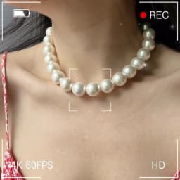 Elegant Classic Jewelry 8-16mm Large Imitation Pearl Necklace for Women 40-135CM Length