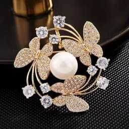 Baroque Luxury Beautiful Butterfly and Insect Design Brooches for Men and Women, Jewelry, Fashion Accessories, and Party Gifts