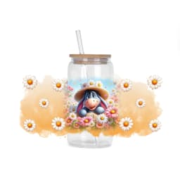 30 Style Watercolor Winnie family UV DTF UVDTF transfer 16oz cup wraps Sticker