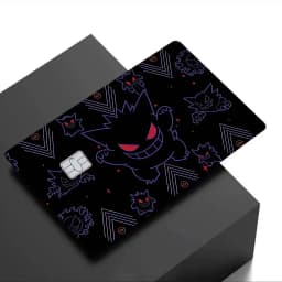 Anime Game G-Gengars Cartoon Credit Card Skin Stickers For Bank Card Bus Metro Card Sticker Waterproof Women Gift