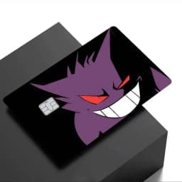 Anime Game G-Gengars Cartoon Credit Card Skin Stickers For Bank Card Bus Metro Card Sticker Waterproof Women Gift