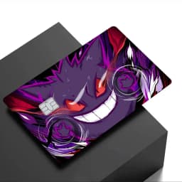 Anime Game G-Gengars Cartoon Credit Card Skin Stickers For Bank Card Bus Metro Card Sticker Waterproof Women Gift