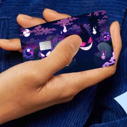 Anime Game G-Gengars Cartoon Credit Card Skin Stickers For Bank Card Bus Metro Card Sticker Waterproof Women Gift