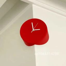8 Inch Corner Wall Clocks Minimalist Wall Art Clock Bedroom Mechanism Silent Watches Living Room Luxury Desktop Watch Home Decor