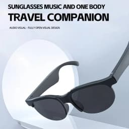 Smart Bluetooth Sunglasses Glasses Call Outdoor Sports Headphones V5.3 HIFI Black Technology Anti-touch UV For Men And Women