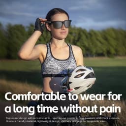 Smart Bluetooth Sunglasses Glasses Call Outdoor Sports Headphones V5.3 HIFI Black Technology Anti-touch UV For Men And Women