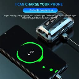 TWS Wireless Bluetooth 5.0 Earphones Sports Waterproof Headset Power Display Waterproof For iPhone/Xiaomi/Huawei Sport Accessory