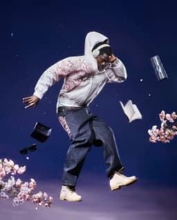 Harajuku Plum Tree Embroidered Oversized Pink Zipper Hoodies For Men and Women Y2K New Gothic Fashion Retro Street Sweatshirts