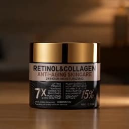 HISENRAIN Retinol Collagen Face Cream - Anti-Aging Intense Moisturizer, Reduce Wrinkles Fine Lines & Firm Skin.