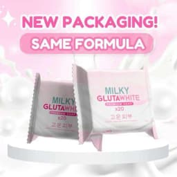 1-10PCS Korean MILKY GLUTAWHITE Premium Soap 70g Deep Cleansing Nourishing Rich Foam Soap Efficient Body Face Cleansing Care
