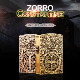 1:1 Limited Edition ZORRO Oversized Kerosen Lighter Metal Personality Constantine Creative Heavy Armor Oversized Lighter Gift