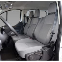 1+2 Beige Seat Covers Car Seat Cover for Transporter/Van, Universal for 2+1 Car Seater, Truck Interior, for Renault Master 3 Sea