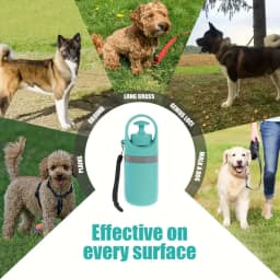 Portable Dog Pooper Scooper, Pet Waste Pick-up, Outdoor Cleaner, Built-in Garbage Bag, Handheld Pet Poop Grabber,No Touch Design