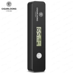 CIGARLOONG Digital Cigar Humidity Meter Portable Humidometer Electric Humidor Tester Guage Hygrometer Needle LCD Display CX-25IT