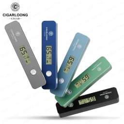 CIGARLOONG Digital Cigar Humidity Meter Portable Humidometer Electric Humidor Tester Guage Hygrometer Needle LCD Display CX-25IT