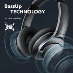 Soundcore Anker Life Q20 Hybrid ANC Headphones - Wireless Over Ear BT Headphones - 60H Playtime - Hi-Res Audio - Deep Bass - Foam Ear Cups - Travel - Office - USB-C Charging(Brand New)