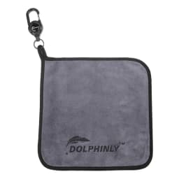 Portable Buckle Fishing Towel with Thickened anti Slip and Hand Wiping Properties, Absorbent Cotton Towel, Outdoor Fishing Tool