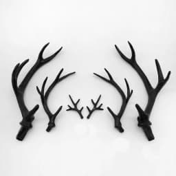 Black Pair Simulation Antlers Headwear Headband Artificial Deer DIY Accessories For Holiday Party Prop Birthday Christmas