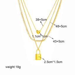 DIEYURO 316L Stainless Steel Butterfly Moon Lock Blue Eyes Pendant Necklace For Women New Multilayer Choker Chain Jewelry Gifts