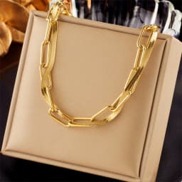 DIEYURO 316L Stainless Steel Butterfly Moon Lock Blue Eyes Pendant Necklace For Women New Multilayer Choker Chain Jewelry Gifts