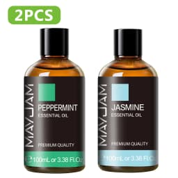 100ML Pure Plant Essential Oil Mint Bergamot Patchouli Citronella Lemongrass Chamomile Cedarwood For Reed Diffuser Humidifier