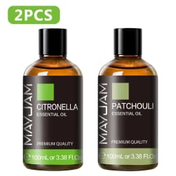 100ML Pure Plant Essential Oil Mint Bergamot Patchouli Citronella Lemongrass Chamomile Cedarwood For Reed Diffuser Humidifier