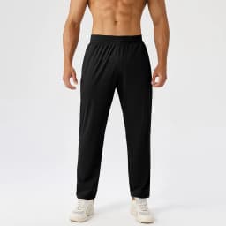 Men's Sport Casual Sweatpants Quick-Drying Breathable for Fitness and Running Outdoor Stretch and Loose-Fitting Training Pants
