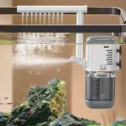 Aquarium Multi-functional Filter Pump Fish Tank Submersible Air Oxygen Aerator Water Change Pump Wave-making Fountain Water Pump